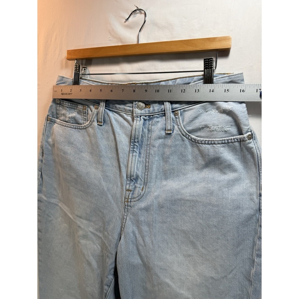 Madewell The Curvy Perfect Vintage Jean Size 30 Light Wash High Rise 100% Cotton - Picture 4 of 7